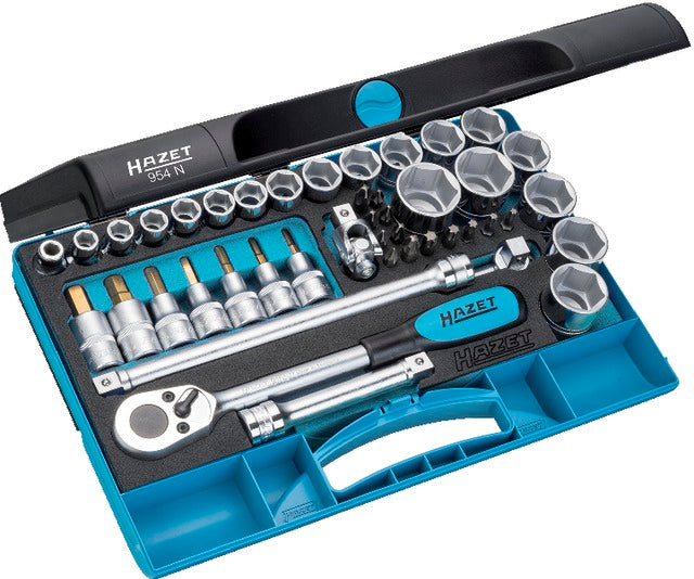 HAZET 514360 954N Dugókulcs-készlet, 1/2", 44 részes