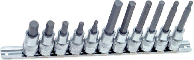 5168504234 PROJAHN 5168504234 Csavarhúzó betét, 1/2" készlet, külső hatszög, 11 részes