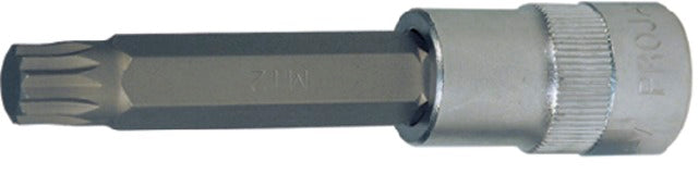 PROJAHN 516975 M16 Csavarhúzó betét, 1/2" sokfogú, hosszú