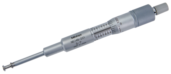 Mitutoyo - Groove Micrometer, Non-Rotating Spindle