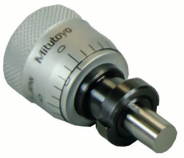 MITUTOYO 148-354 Micrometer Head, Large Thimble Type Thimble D=20mm, 0-0,25", Clamp Nut