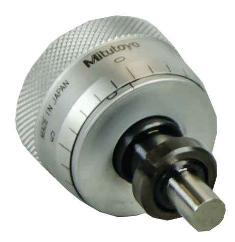 MITUTOYO 148-356 Micrometer Head, Large Thimble Type Thimble D=29mm, 0-0,25", Clamp Nut