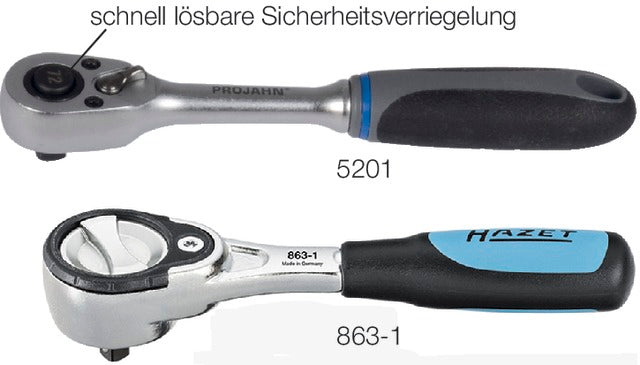 PROJAHN 5109485201 Átkapcsolható racsni