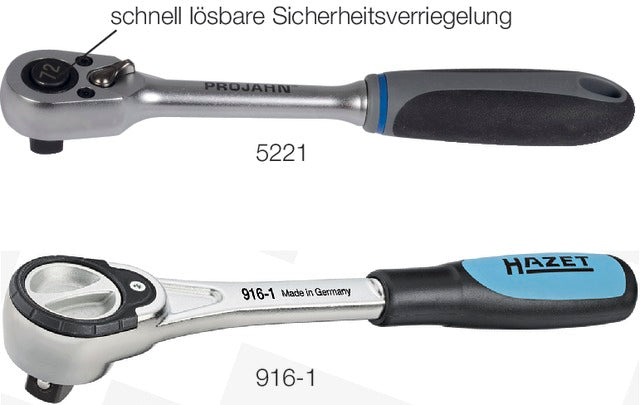 PROJAHN 5160595221 Átkapcsolható racsni