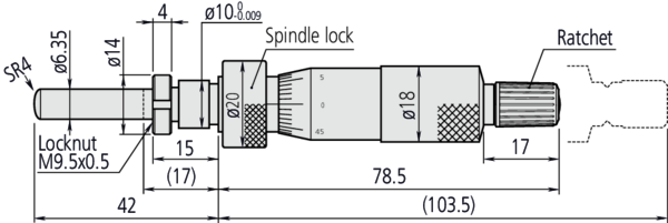 Mitutoyo - Beépíthető mikrométer