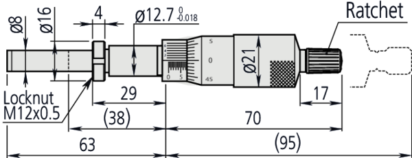 Mitutoyo - Beépíthető mikrométer