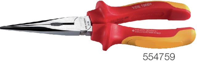 PRECITOOL 554759200 VDE telefonfogó, krómozott, többkomponensű burkolattal