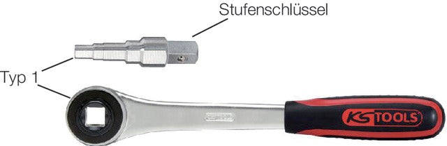 PRECITOOL 559829 2 Lépcsős kulcs, 1/2" meghajtó négyszöggel