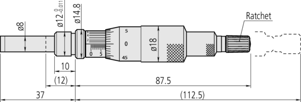 Mitutoyo - Beépíthető mikrométer