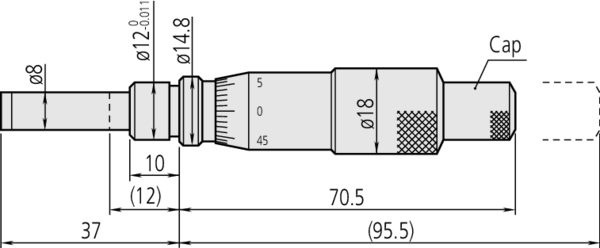 Mitutoyo - Beépíthető mikrométer