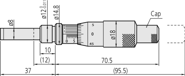 Mitutoyo - Beépíthető mikrométer