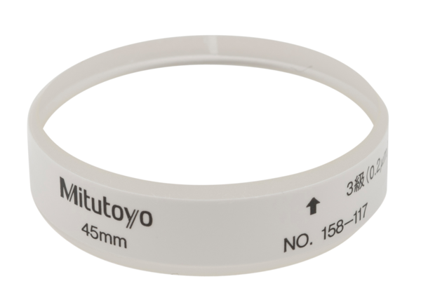 Mitutoyo - Optikai síküveg 45x12mm