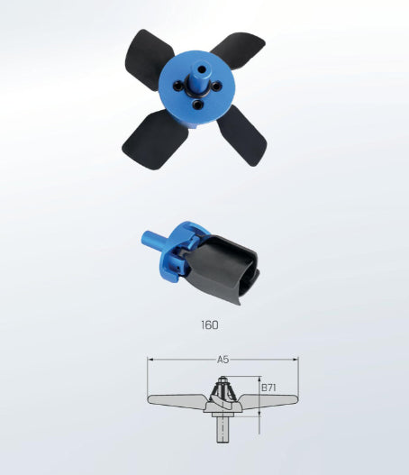 PREMUS Tisztítópropeller, 4 lapátos – Art. 225391 160