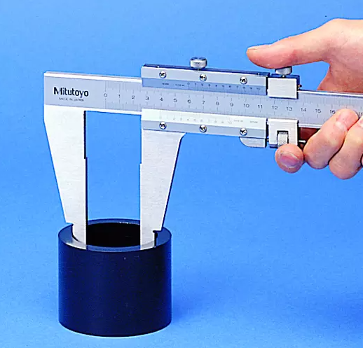 Mitutoyo - Nóniuszos tolómérõ Nib Style Jaw 0-300mm, 0.02mm, finomállítóval, Metric