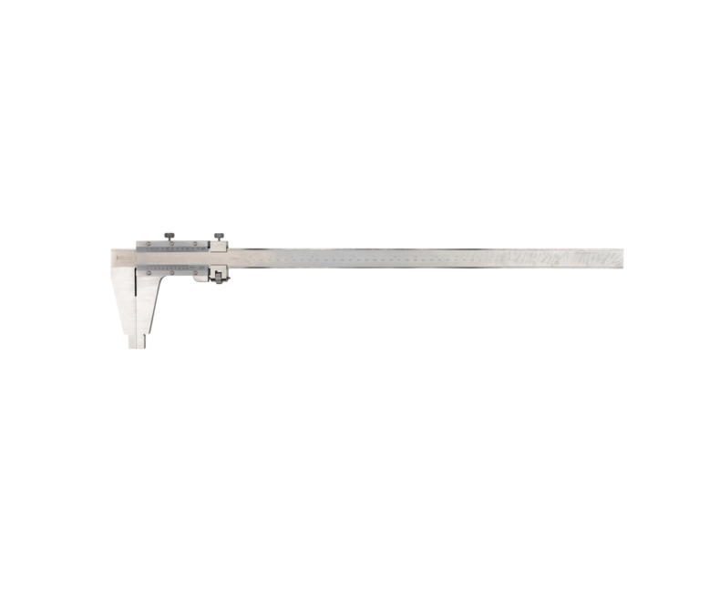 Mitutoyo - Nóniuszos tolómérõ Nib Style Jaw 0-450mm, 0.02mm, finomállítóval, Metric/Inch