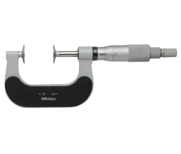 Mitutoyo - Disc Micrometer, Non-Rotating Spindle