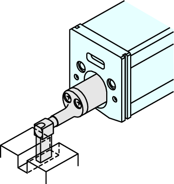 MITUTOYO-Érzékelõ mély horonyhoz (2 µm/60°/0,75mN)