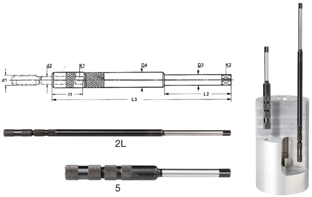 PRETEC 138605 12 Menetfúró hosszabbító, TE belső hűtéssel h6