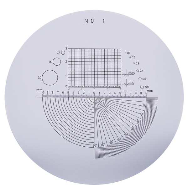 Mitutoyo - Reticle No. 1