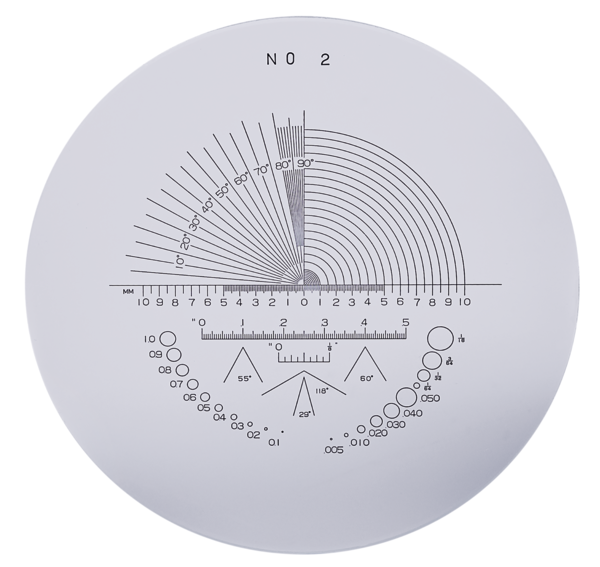 Mitutoyo - Reticle No. 2
