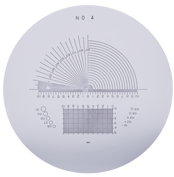 Mitutoyo - Reticle No. 4