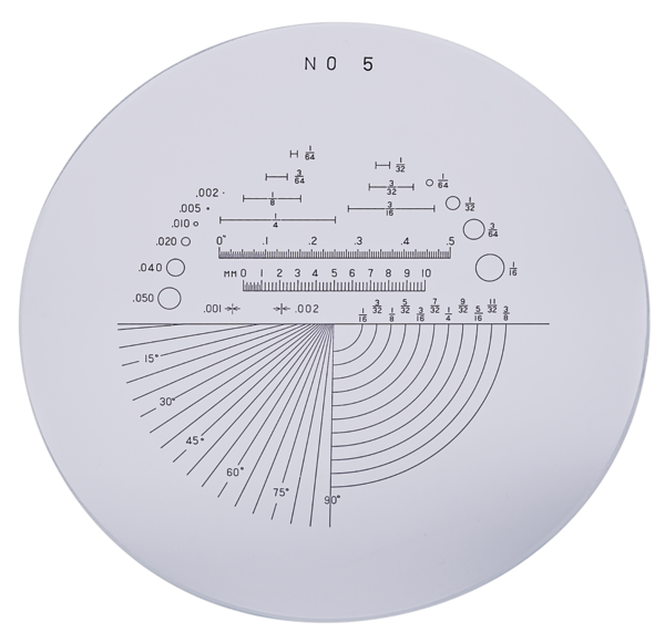 Mitutoyo - Reticle No, 5