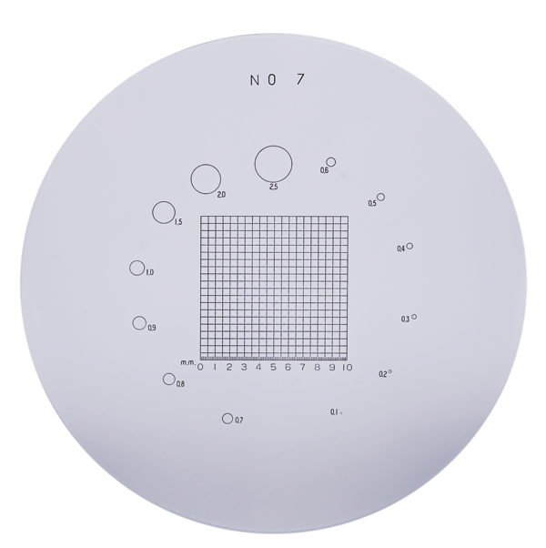 Mitutoyo - Reticle No. 7