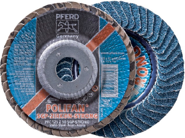 461390 115/50 PFERD 461390 115/50 Lamellás csiszolótárcsa, PFC típus, kúpos kivitel