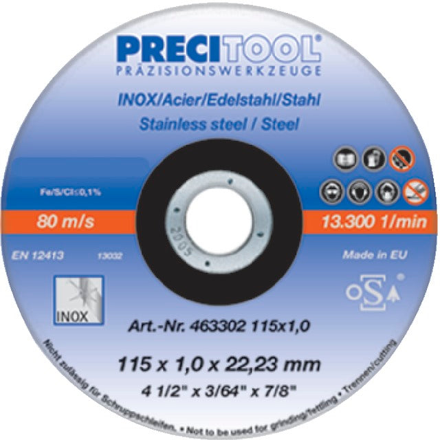 PRETEC 463302 115X1,0 Vágókorong, extra vékony