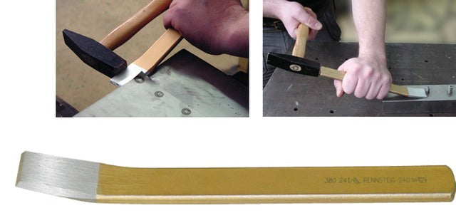 RENNSTEIG 560505240 Horonyvéső, hajlított, 2 élű