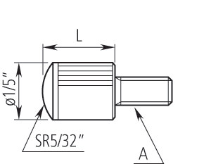 Mitutoyo -  21AAA039 Contact Element Shell