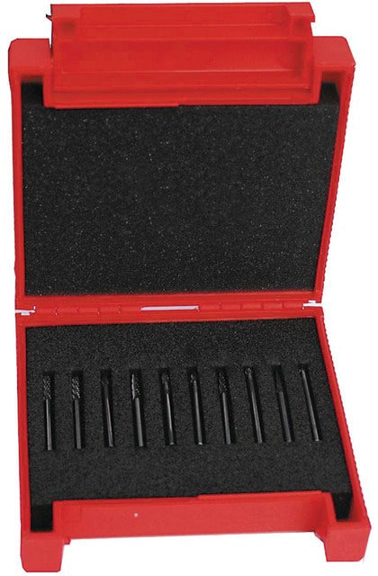 444819 10 PRETEC 444819 10 Keményfém turbómaró készlet, univerzális fogazás szár-Ø 3 mm