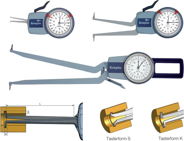 INTERTEST 313000 H105 Belső tapintókaros mérőóra, analóg