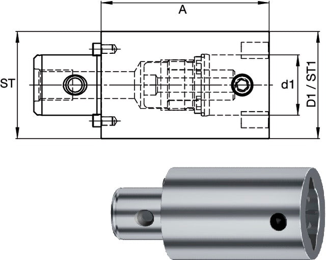 2390180015 SWISS TOOLS 2390180015 Hosszabbító