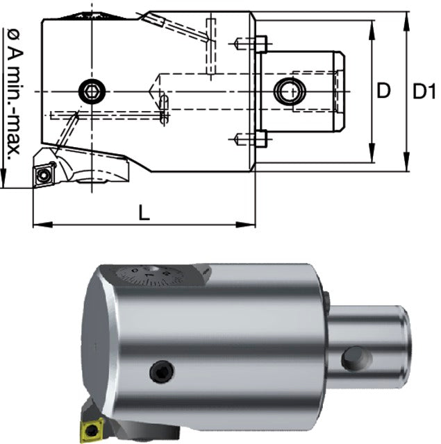 2390220061 SWISS TOOLS 2390220061 Finomfúró fej