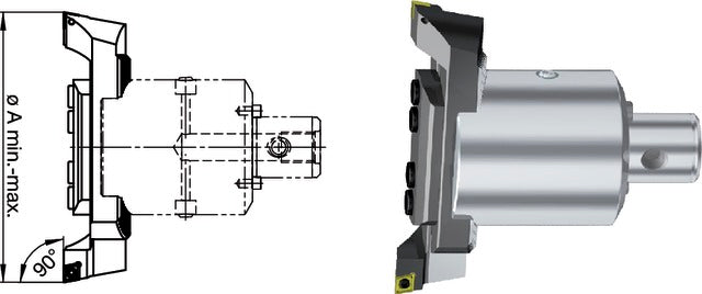 2390330028 SWISS TOOLS 2390330028 Váltólapka tartó, Pár nyomólappal együtt
