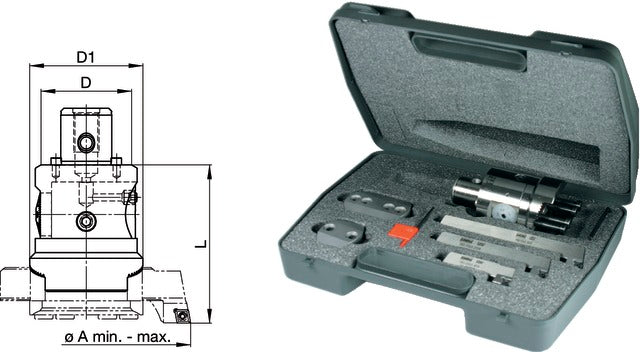 2390050002 SWISS TOOLS 2390050002 Kiesztergáló készlet, Ø86-302