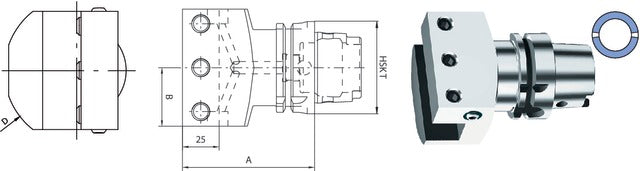 2370044020 SWISS TOOLS 2370044020 Szerszámtartó, radiális
