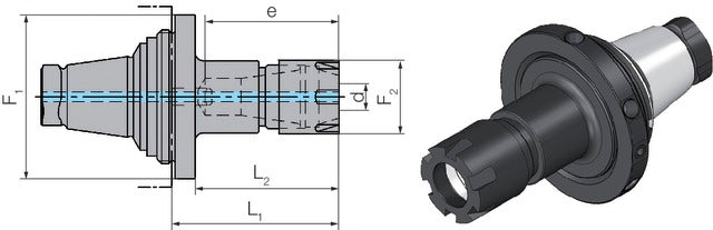 2357044025 WTO 2357044025 Szorítópatron adapter, hosszú