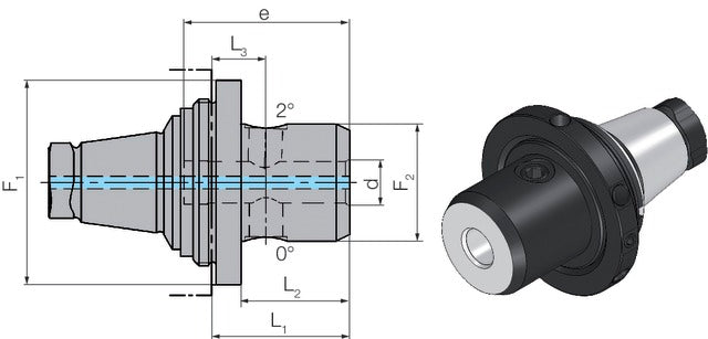 2357064008 WTO 2357064008 Szorítópatron adapter, rövid