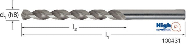 PREMUS 100431 4,40 Csigafúró HighQ, HSS-Co R40NH