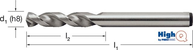 PREMUS 100690 11,00 Csigafúró HighQ, HSS-Co R40NH - Precitool Webshop