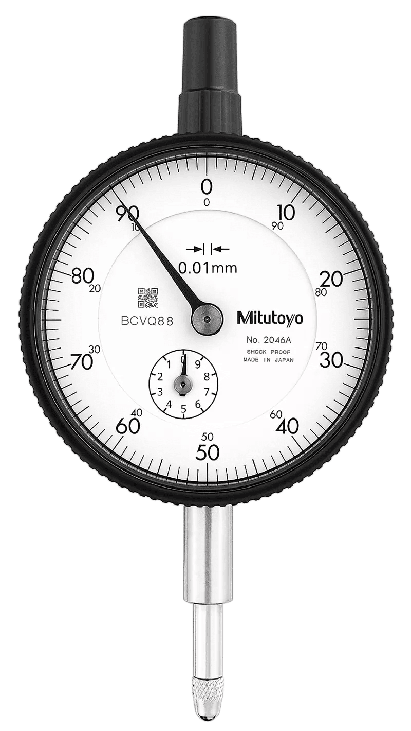 Mitutoyo Analóg Mérőóra Füles Hátlappal 10mm D=57mm (2046A) - Precitool Webshop
