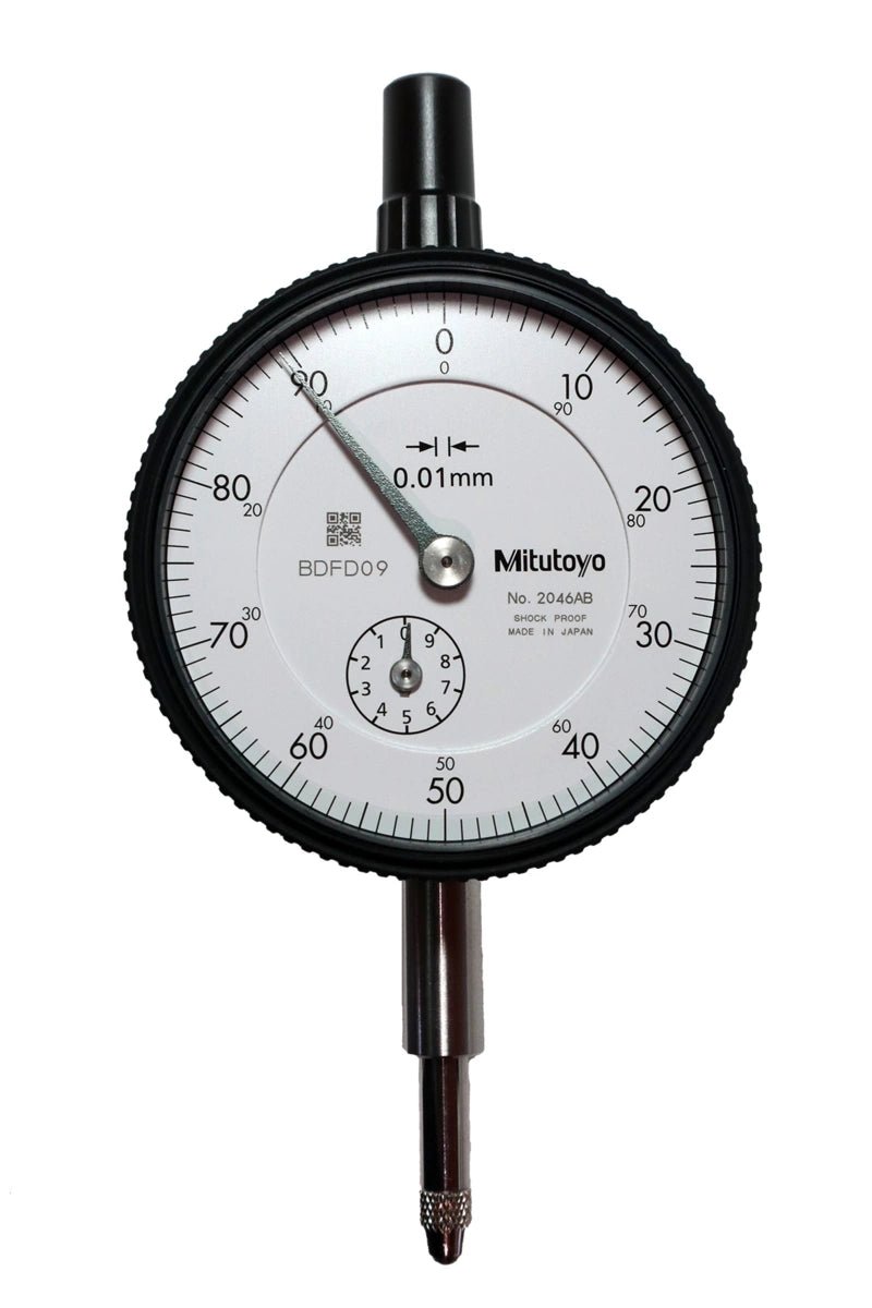 Mitutoyo Analóg Mérőóra Lapos Hátlappal 10mm D=57mm (2046AB) - Precitool Webshop