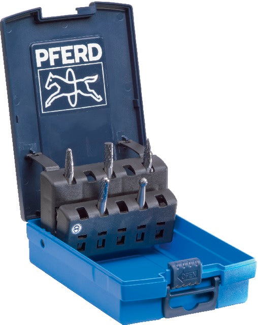 443905 5 PFERD 443905 5 Keményfém turbómaró készlet, fogazás 3 PLUS szár-Ø 6 mm