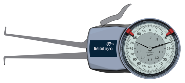 Mitutoyo -  209-354 Internal Dial Caliper Gauge 0,8-1,6", 0,0005"