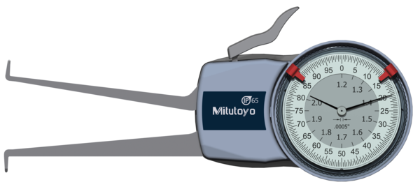 Mitutoyo -  209-355 Internal Dial Caliper Gauge 1,2-2", 0,0005"