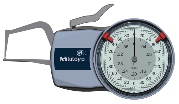Mitutoyo -  209-453 External Dial Caliper Gauge 0-0,4", 0,0002"