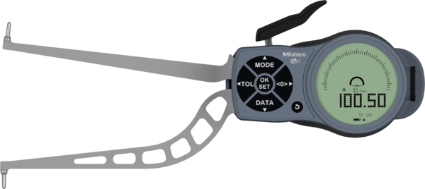 Mitutoyo -  209-948 Internal Digital Caliper Gauge 70-100mm, 0mm, Carbide Ball D=2mm