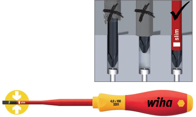 WIHA 531942 4,5 VDE csavarhúzó, Lapos